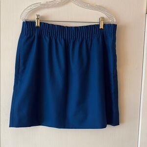 Wool blend royal blue skirt
